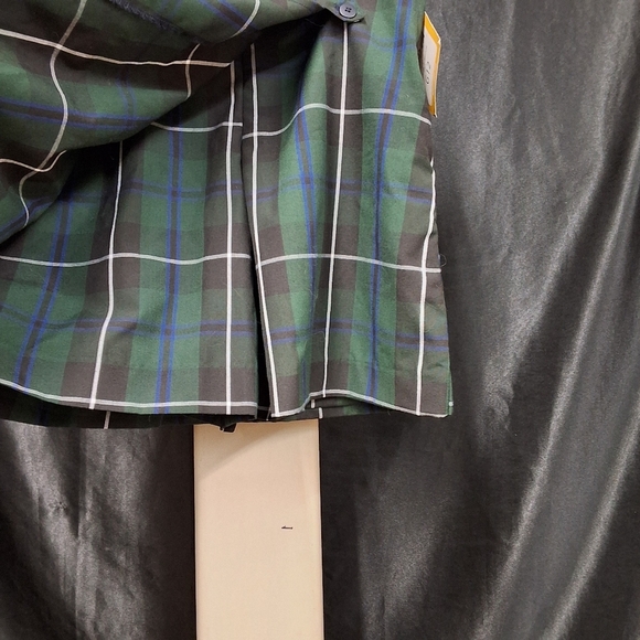 Columbia Green and Blue Wrap Skort Casual Mini - Picture 9 of 17